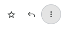 Gmail three dots menu icon