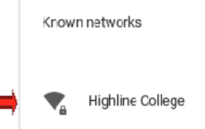 highline wifi chromebook available networks