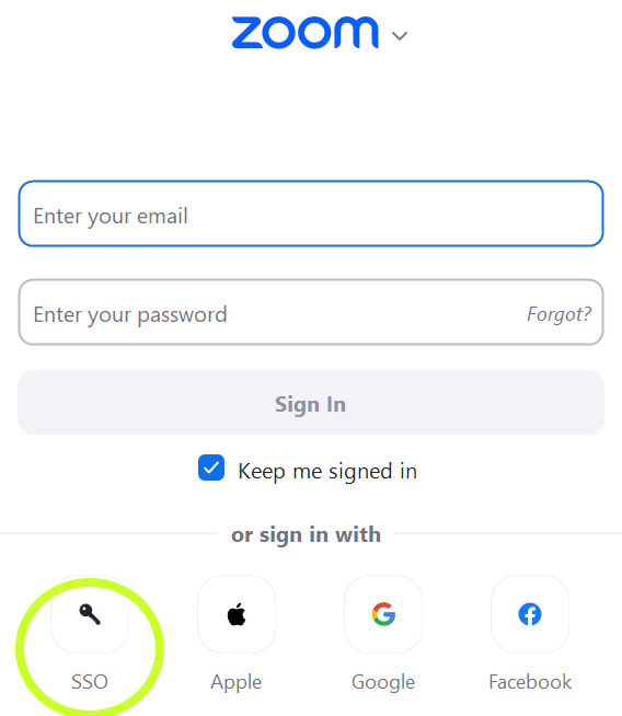 zoom app log in with sso