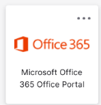 Microsoft Office 365 MyApps portal tile