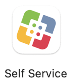 Screenshot of MacOS 'Self Service' icon